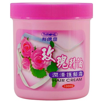 THRONE 斯儂恩 玫瑰精油潤澤護髮霜  1kg  1罐