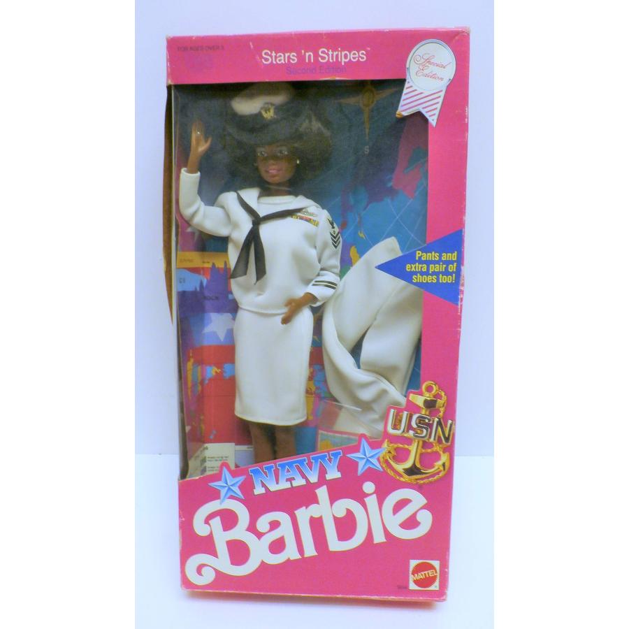 African American Navy Barbie Special Edition並行輸入