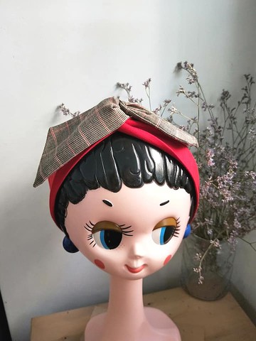 轉轉髮帶-冬日慢慢紅