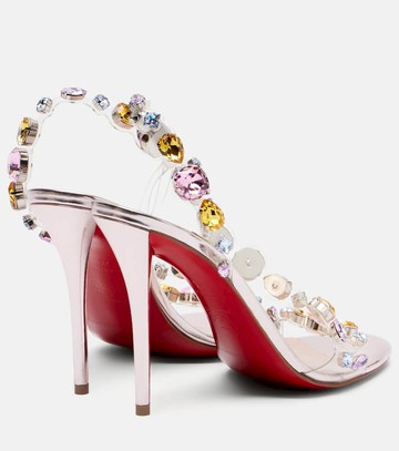Christian Louboutin Rosa Z 100 embellished leather sandals