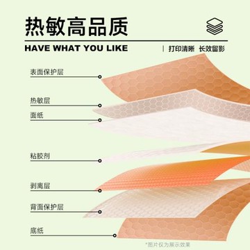 適用德佟P0標簽機貼紙三防熱敏打印紙不干膠價格標簽紙標價紙白色彩色家用名字姓名貼開關標識自粘防水透明