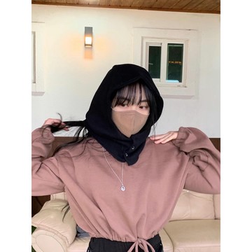 ☆LimeLight☆ Holy in code Raucohouse 韓國購入 鈕扣 個性 巴拉克拉法帽 小偷帽 毛帽