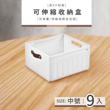 dayneeds 可伸縮收納盒 中款 9入