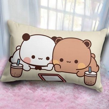 一二和布布抱枕 一二布布抱枕 一二布布靠墊 卡通可愛動漫抱枕 靠墊 學生午睡枕頭 可定制抱枕 禮物 生日禮物 抱枕 靠墊