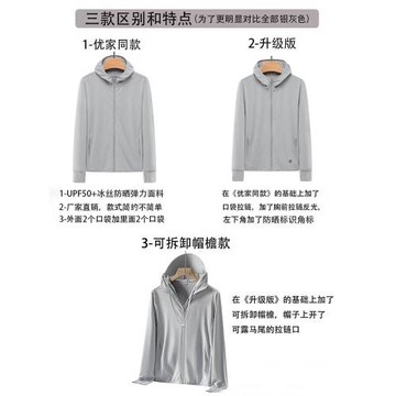 UPF50+夏季冰絲防曬衣男戶外輕薄款防曬服皮膚女外套風衣防紫外線