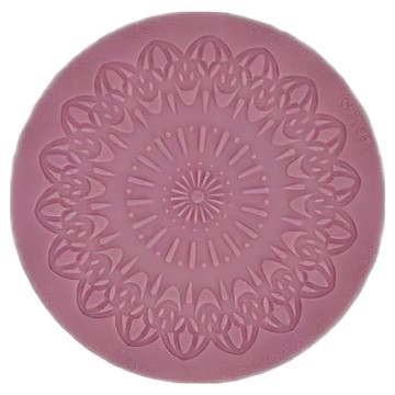 KitchenCraft 花形蕾絲翻糖模  太陽花  直徑9cm  耐熱達260度C  彈性矽膠好脫模  1個