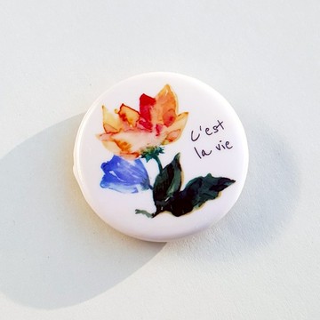 cest la vie 時光 胸章別針