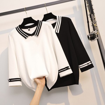 品牌折扣店商場專柜撤柜女裝尾貨清倉秋季時尚顯瘦長袖針織衫女潮