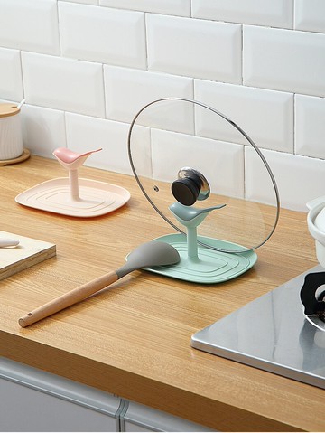 鍋蓋架臺面坐式多功能鍋鏟架廚房用品置物架收納神器鏟子勺子架托