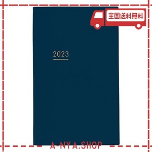 コクヨ ジブン手帳 lite mini 手帳 2023年 b6 スリム マンスリーウィークリー ネイビー ニ-jlm1db-23 2022年 12月始まり