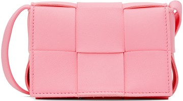 Bottega Veneta 粉色 Candy Cassette 斜挎包
