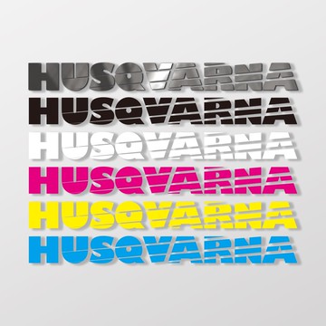 HUSQVARNA/SP/車貼 SunBrother孫氏兄弟 防水貼紙 車貼貼紙