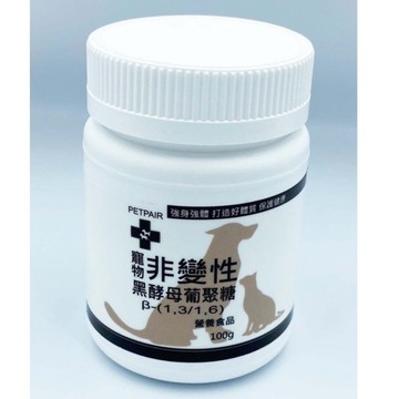 《蝦皮最低價》PETPAIR 康事好 寵物 非變性 黑酵母葡聚糖 營養食品 100 g