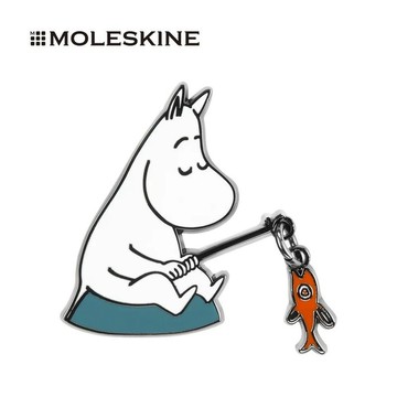 MOLESKINE 姆明限量釣魚徽章 | 姆明・單入