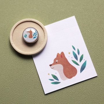 【香氛森林】【擴香口罩釦】質感金屬口罩香氛釦 - 療癒彩色柴柴貓貓 - 天然精油 - 多款組合【快速出貨】