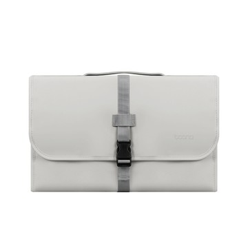 戴森 Dyson 收納包 (吸塵器配件收納) 防潑水耐髒皮質 安全鎖扣攜帶便利 懸掛/手提設計 灰色