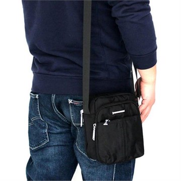 2025韓版新款男士迷你小包包防水牛津帆布單肩斜跨背包休閑旅游