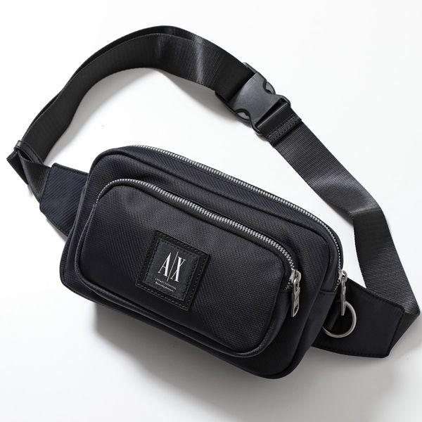 関税送料無【EMPORIO ARMANI】ショルダーバッグ ロゴベルト 軽量 ☆ EMPORIO ARMANI ☆ メンズ ロゴ ショルダーバッグ (EMPORIO