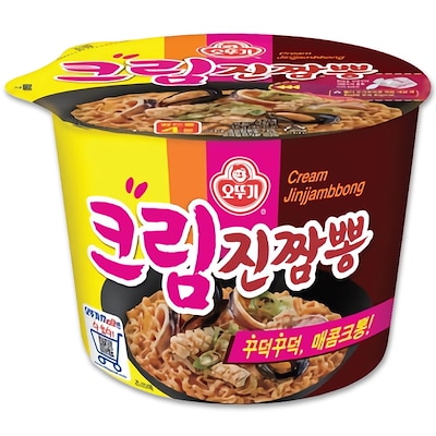 新商品！ クリーム ジンチャンポン カップ麺 105g　甘辛