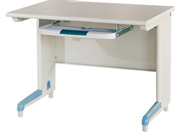 【鑫蘭家具】電腦辦公桌附鍵盤架W100*D70cm 主管桌 書桌 工作桌 閱讀桌