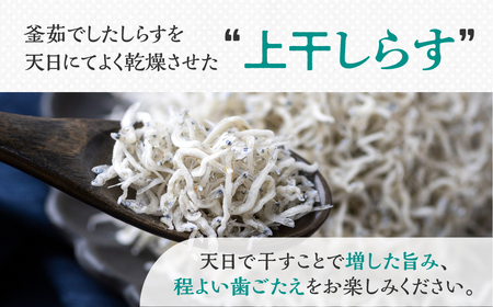 上干（180ｇ）・釜揚げ(270g) しらすセット 小分け 便利 おつまみ 酒の肴 ごはんのお供 家飲み おうち時間 しらす丼 におすすめ お取り寄せ お取り寄せグルメ 食品 送料無料 産地直送 10,000円