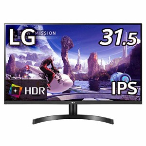 31.5型 16:9 QHD HDMI DP LG モニター ディスプレイ 32QN600-B 31.5インチ WQHD(2560×1440) IPS非光沢 