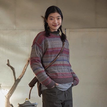復古文青 寬鬆針織毛衣