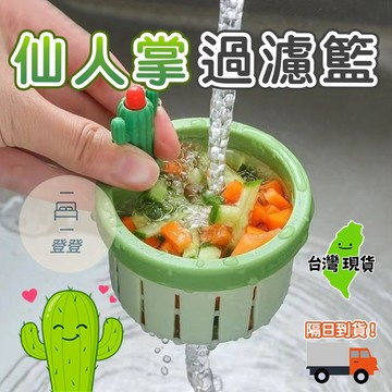 🔥隔日到貨🔥仙人掌水槽過濾籃 廚房水槽 下水道 過濾網 水槽殘渣 防堵 防臭 防蟲 洗碗槽過濾網