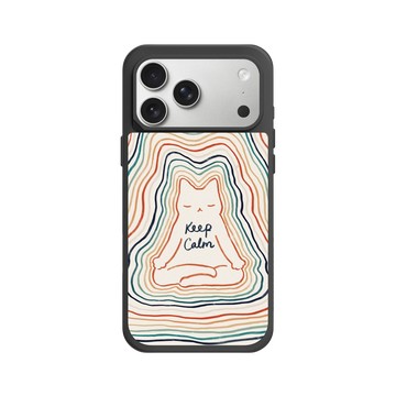 iPhone 17 Pro Max SolidX 黑 - ilovedoodle (Lim Heng Swee) - Mindful Cat - 冷靜