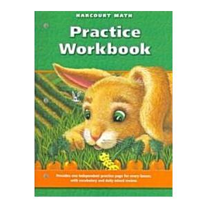 Harcourt School Publishers Math: Practice Workbook Gr1 (Paperback  Student)