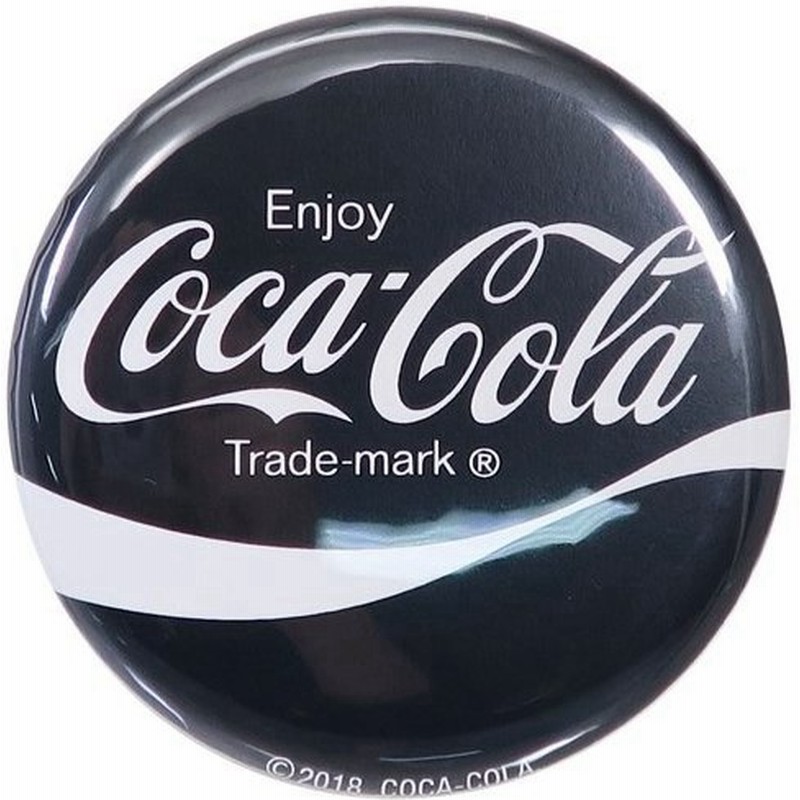 缶バッジ コカコーラ ビッグ カンバッジ ロゴ黒 Coca Cola Life Style 直径57mm 通販 Lineポイント最大0 5 Get Lineショッピング