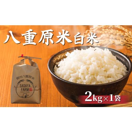 ふるさと納税 八重原米2kg（2kg×1袋）白米 長野県東御市