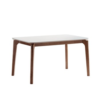 【MUNA家居】莉迪亞4.3尺玻璃餐桌/C-9胡桃