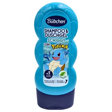 Bubchen 貝臣 寶可夢傑尼龜洗髮沐浴乳 2合1  230ml  1瓶