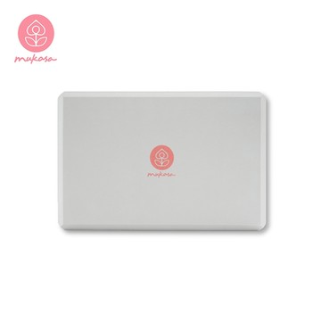 【Mukasa】EVA瑜珈磚 - 灰底/LOGO款 (切角) - MUK-23422 - 兩入組
