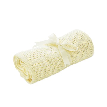 奇哥 - 純棉洞洞毯70x90cm(5色選擇)-黃色