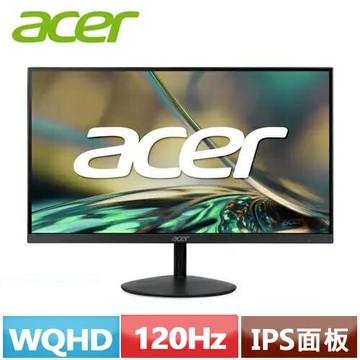 ACER宏碁 27型 SA272U G0 2K 超薄護眼螢幕