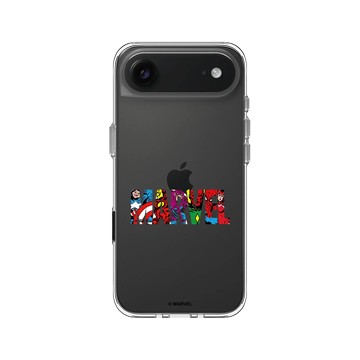 iPhone Air Clear Case（相機按鈕） 透明 - 迪士尼-漫威 Marvel - 漫威Logo-藝術標誌