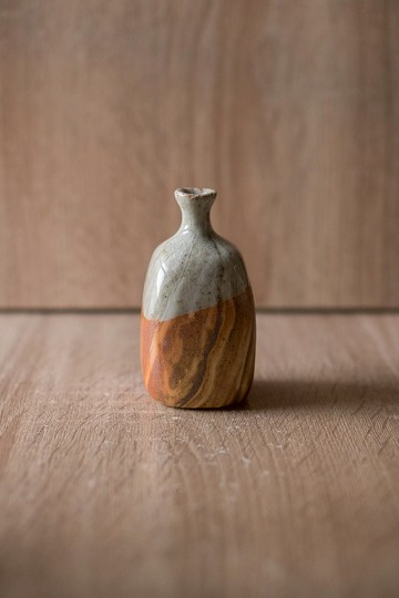 柴燒虎斑陶瓶 | 花器