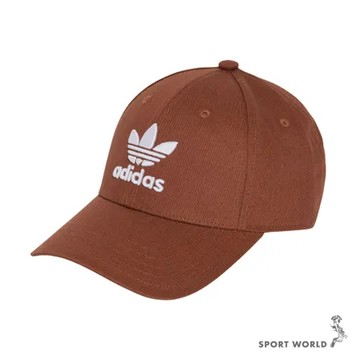 Adidas 帽子 老帽 三葉草 咖 IX7572