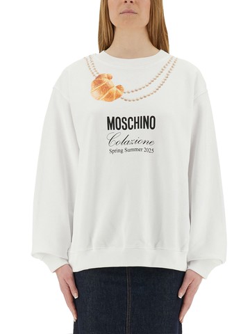 moschino "breakfast" sweatshirt