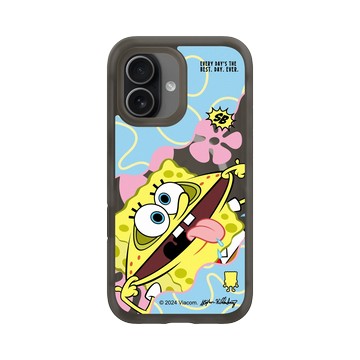 iPhone 17 AirX 本質黑 - 海綿寶寶 SpongeBob - 搞笑海綿