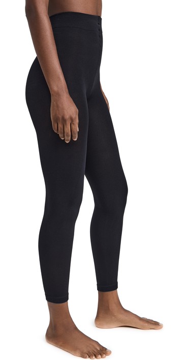 Stems Fleeced Base Leggings 300 Den Black L