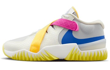 NIKE ZOOM COURT DRAGON LIGHT BONE HYPER ROYAL YELLOW STRIKE PINK