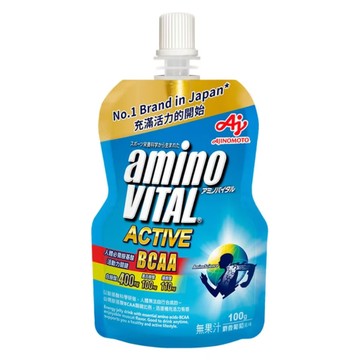日本味之素aminoVITAL ACTIVE 綜合胺基酸活力果凍 100g-ACTIVE 綜合胺基酸活力果凍 100g