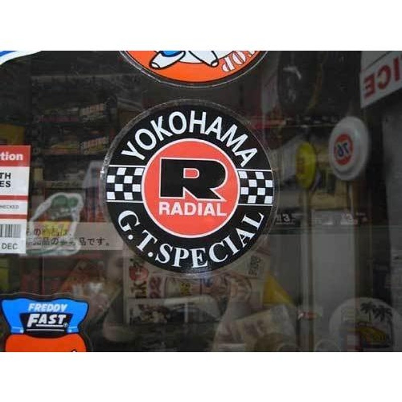 ヨコハマタイヤ ステッカー G.T.SPECIAL YOKOHAMA TIRE 世田谷ベース アメリカ雑貨 アメリカン雑貨 | LINEブランドカタログ