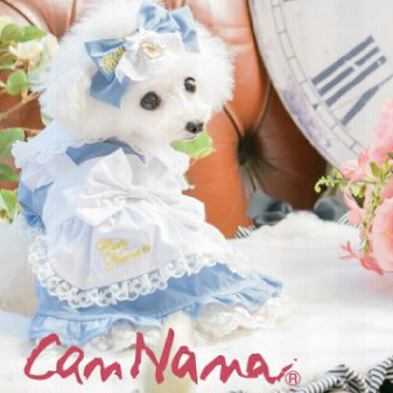 きゃんナナ ふわふわファーうさぎワンピース S きゃんナナ CanNana 冬いちごうさ耳ワンピース 1145【小型犬 犬
