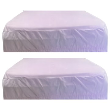 J&N LARIA 短毛絨餐椅墊套 2個裝  43 x 43 x 3cm  粉色  1組