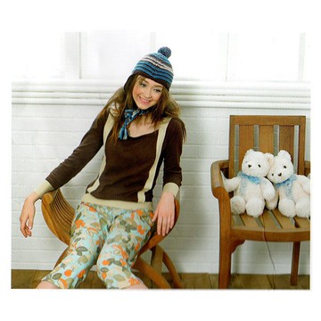 ♥3.9折出清♥ 六甲村 魔法線條針織哺乳上衣-甜咖啡(M/XL)【悅兒園婦幼生活館】