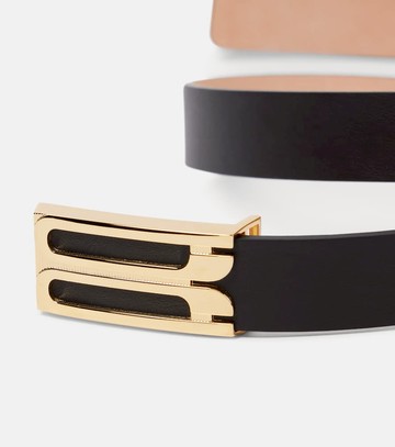 Victoria Beckham Frame leather belt